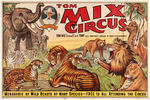 "TOM MIX CIRCUS" POSTER.