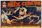 "TOM MIX CIRCUS" ARBAUGH FAMILY ACROBATS POSTER.