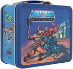 "MASTERS OF THE UNIVERSE" METAL LUNCHBOX WITH THERMOS.