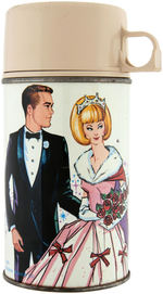 "CAMPUS QUEEN" METAL LUNCHBOX WITH THERMOS & PRODUCTION BAND.