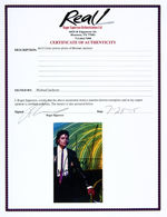 MICHAEL JACKSON SIGNED PHOTO.