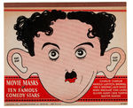 "MOVIE MASKS OF TEN FAMOUS COMEDY STARS" PUNCH-OUT BOOK.