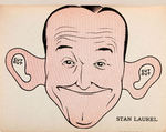 "MOVIE MASKS OF TEN FAMOUS COMEDY STARS" PUNCH-OUT BOOK.