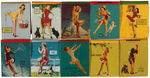 WORLD WAR II ERA PIN-UP MATCHBOOK LOT.