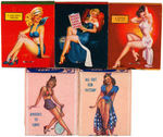 WORLD WAR II ERA PIN-UP MATCHBOOK LOT.