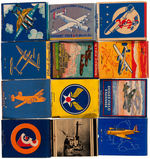 WWII ARMY AIR CORPS AND RELATED LOT OF 50 UNUSED MATCH PACKS.