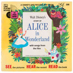 ALICE IN WONDERLAND "RCA VICTOR" AUTOMATIC PHONOGRAPH PLUS RECORDS.