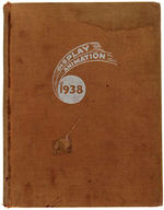 "DISPLAY ANIMATION 1938" YEARBOOK WITH EXTENSIVE "SNOW WHITE AND THE SEVEN DWARFS" CONTENT.