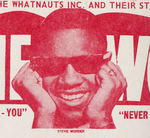 "VALENTINE SOUL SPECTACULAR" CONCERT HANDBILL FEATURING STEVIE WONDER.