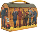 "HOGAN'S HEROES" METAL DOME LUNCHBOX WITH THERMOS.