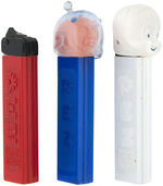 "PEZ" DISPENSER TRIO.