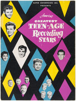 "AMERICA'S GREATEST TEEN-AGE RECORDING STARS" PROGRAM.