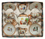 "LITTLE ORPHAN ANNIE" CHINA TOY TEA SET.