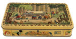 SNOW WHITE AND THE SEVEN DWARFS LARGE BELGIAN BISCUIT TIN.