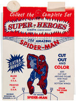 "MARVEL SUPER-HERO RINGS" ON STORE CARD/BAG.