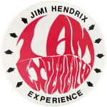 SCARCE JIMI HENDRIX EXPERIENCE FAN CLUB BUTTON.