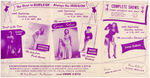 BURLESQUE EPHEMERA LOT.