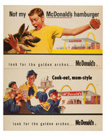 "McDONALD'S" EARLY PROMOTIONAL POSTCARD LOT.