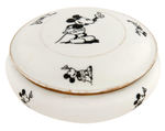 MICKEY MOUSE LIMOGES FRENCH CHINA LIDDED BOWL.