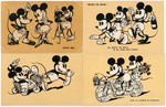 MICKEY MOUSE GERMAN POSTCARD LOT.