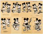 MICKEY MOUSE GERMAN POSTCARD LOT.