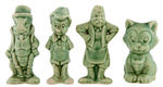 PINOCCHIO NATIONAL PORCELAIN COMPANY FIGURINE SET.