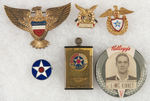 WORLD WAR II SIX SCARCE ITEMS.