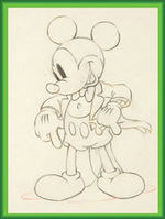 MICKEY MOUSE PENCIL DRAWING FROM MICKEY'S AMATEURS.
