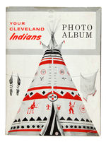 "YOUR CLEVELAND INDIANS PHOTO ALBUM" 1957 SOHIO GAS COMPLETE SET.