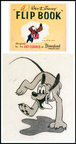 PLUTO PENCIL DRAWING FROM DISNEYLAND FLIP BOOK.