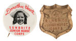 "DOROTHY HART SUNBRITE JUNIOR NURSE CORPS" COMPLETE SET OF FOUR PREMIUMS FROM 1937.