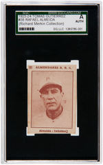 1923-1924 TOMAS GUTIERREZ #38 RAFAEL ALMEIDA SGC A (RICHARD MERKIN COLLECTION).