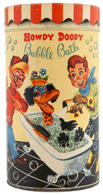 "HOWDY DOODY BUBBLE BATH" FULL CONTAINER.