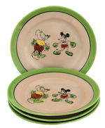 MICKEY MOUSE FIGURAL JAPANESE CHINA TEA SET WITH BOX.