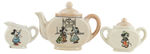 MICKEY MOUSE BOXED JAPANESE CHINA TEA SET.