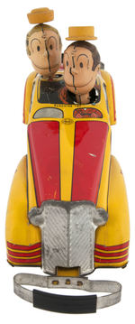 "BLONDIE'S JALOPY" LARGE MARX WIND-UP TOY.