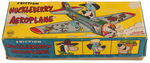 "HUCKLEBERRY HOUND AEROPLANE" BOXED FRICTION TOY.