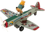 "HUCKLEBERRY HOUND AEROPLANE" BOXED FRICTION TOY.