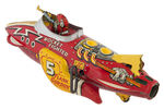 "FLASH GORDON ROCKET FIGHTER SHIP 5" VARIETY SPARKLING MARX WIND-UP.