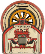 "JITNEY BANK" REVOLVING AUTOMOBILE WHEEL BANK.