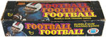 TOPPS 1976 FOOTBALL CARDS DISPLAY BOX & SIX WAX PACKS.