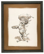 JACK DAVIS PROSPECTOR FRAMED CARTOON ORIGINAL ART.