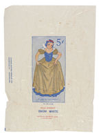 SNOW WHITE AND THE SEVEN DWARFS CHRISTMAS LOLLIPOP WRAPPER SET WITH ORIGINAL BOX.