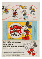 WALT DISNEY 1930s GUM WRAPPER TRIO.