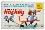 "BULLWINKLE - ROCKY AND HIS FRIENDS PLAY ICE HOCKEY" BOXED GAME.