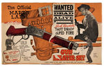 "THE OFFICIAL MARE'S LAIG - WANTED DEAD OR ALIVE" BOXED GUN & HOLSTER SET.