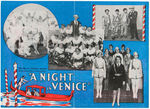 TED HEALY AND HIS SOUTHERN GENTLEMEN (THREE STOOGES) "A NIGHT IN VENICE" THEATER HERALD.