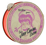 "THE JUDY CANOVA SHOW HOTEL SAHARA" SOUVENIR TAMBOURINE.