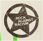 "ROCK AGAINST RACISM" MARCH & CONCERT POSTER.