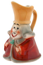 ALICE IN WONDERLAND - "KING OF HEARTS" FIGURAL CERAMIC PITCHER BY REGAL CHINA.